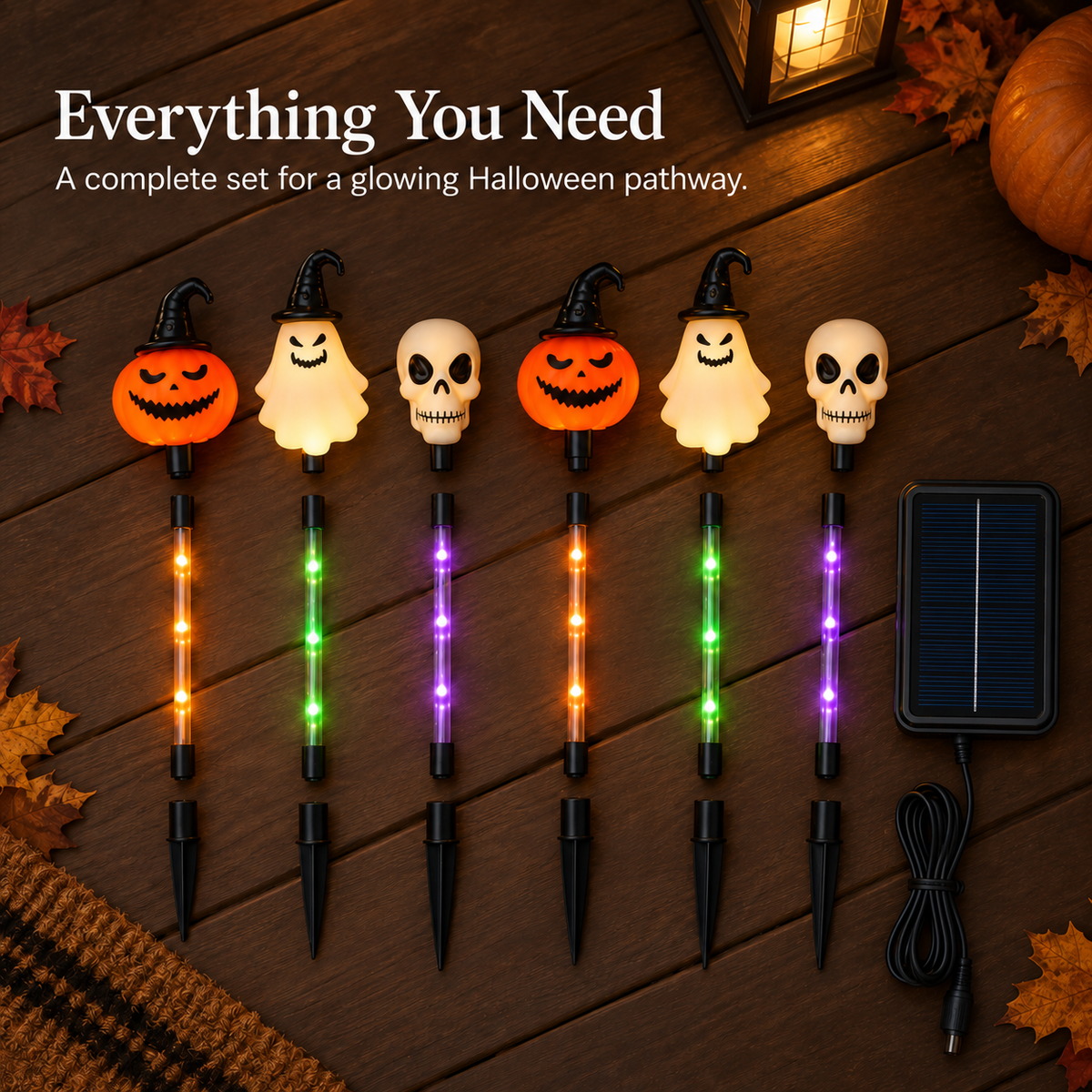 HauntGlow™ Solar Pathway Lights