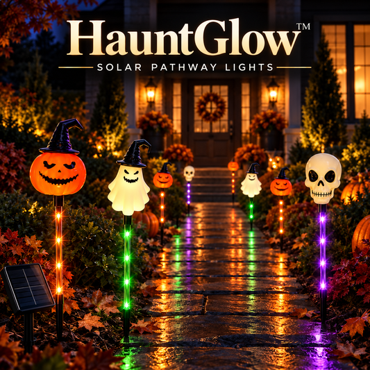 HauntGlow™ Solar Pathway Lights